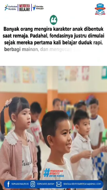 Karakter dibentuk dari pengulangan